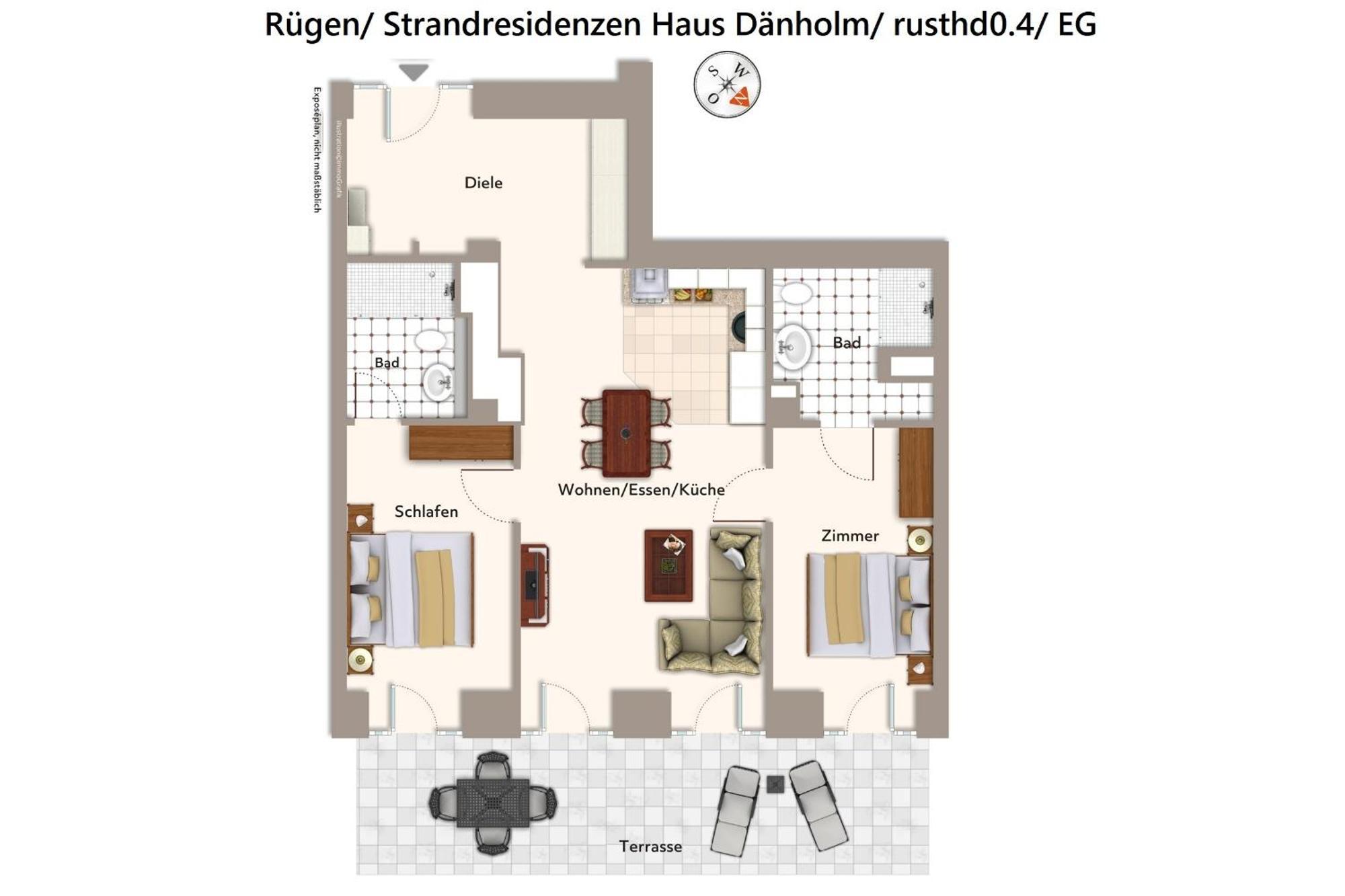 Strandresidenzen Binz-prora Strandresidenzen Binz-prora D0 4 Apartment *